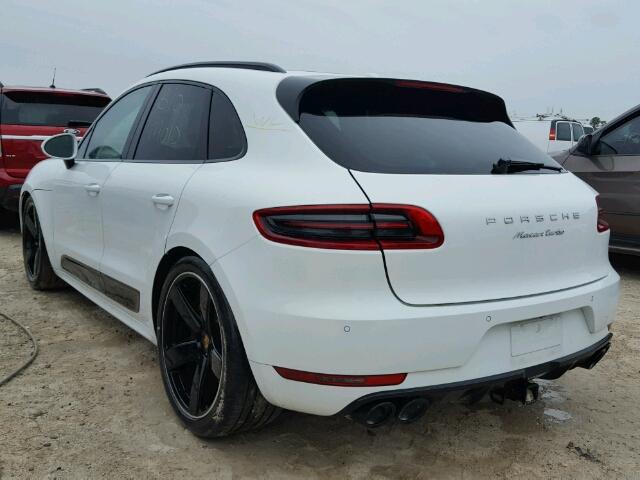 WP1AF2A53FLB47184 - 2015 PORSCHE MACAN TURB WHITE photo 3