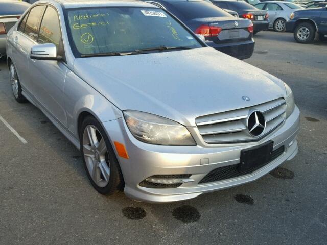 WDDGF5EB3BR154890 - 2011 MERCEDES-BENZ C SILVER photo 1