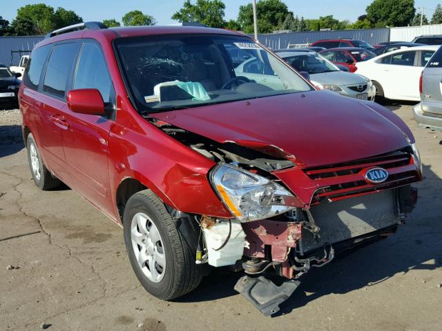 KNDMB233X96317145 - 2009 KIA SEDONA EX RED photo 1