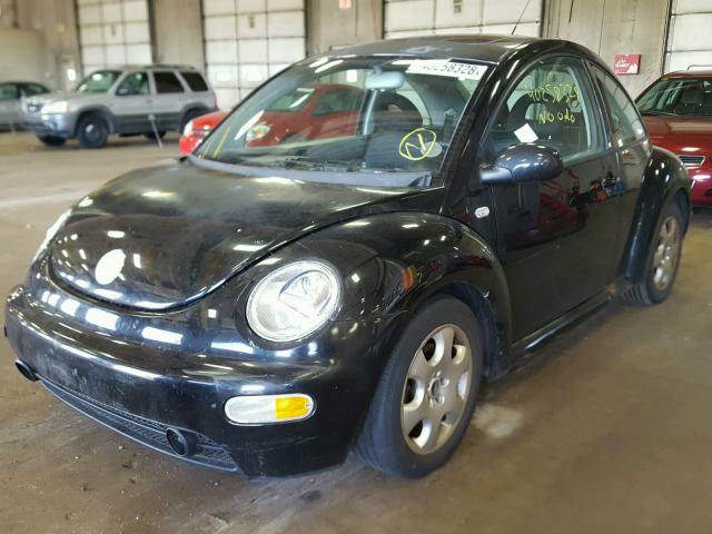 3VWCB21C52M423603 - 2002 VOLKSWAGEN NEW BEETLE 黑色 照片 2