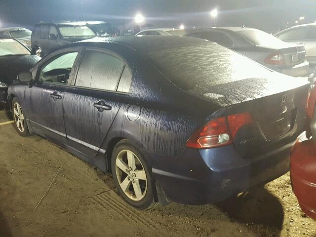 1HGFA16878L116687 - 2008 HONDA CIVIC EX 蓝色 照片 3