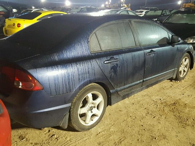 1HGFA16878L116687 - 2008 HONDA CIVIC EX 蓝色 照片 4