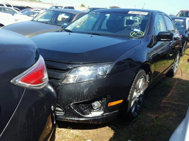 3FAHP0HG2CR320138 - 2012 FORD FUSION GRAY photo 2