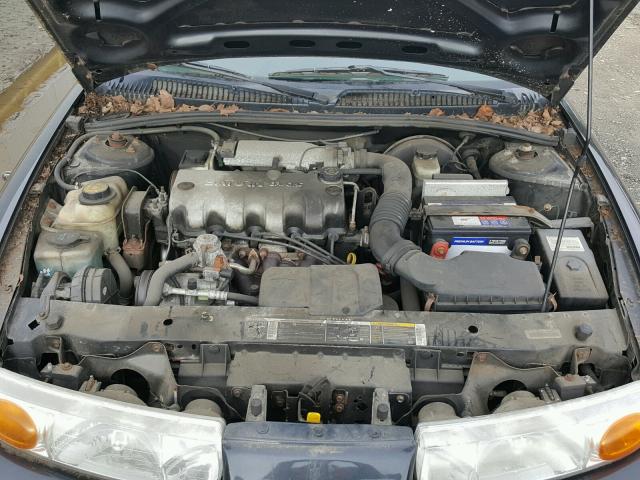 1G8ZH52821Z277305 - 2001 SATURN SL1 CHARCOAL photo 7