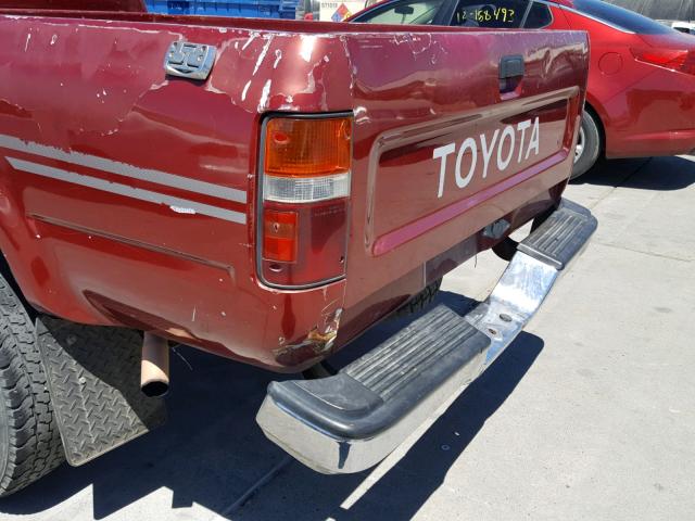 JT4VN13D1M5062088 - 1991 TOYOTA PICKUP 1/2 RED photo 9