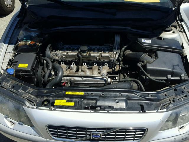 YV1RS58D722117484 - 2002 VOLVO S60 2.4T SILVER photo 7