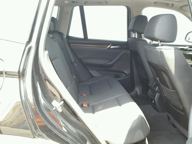 5UXWZ7C51G0R32457 - 2016 BMW X3 SDRIVE2 BLACK photo 6