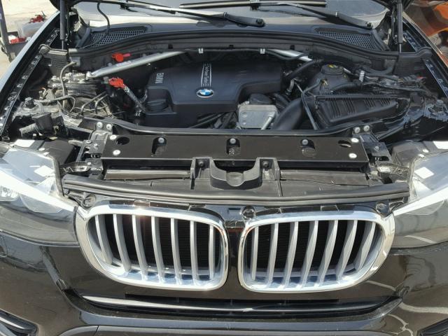 5UXWZ7C51G0R32457 - 2016 BMW X3 SDRIVE2 BLACK photo 7