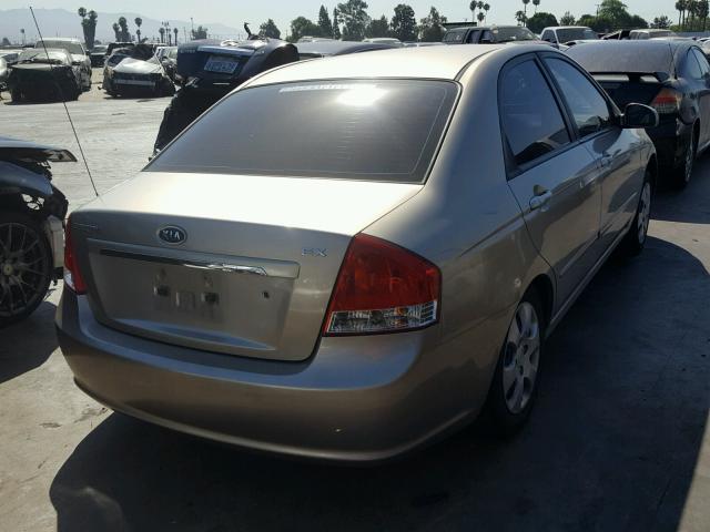 KNAFE122285507901 - 2008 KIA SPECTRA EX GOLD photo 4