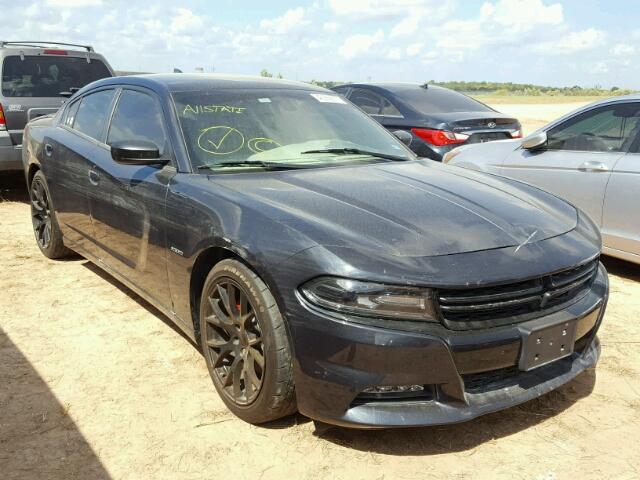 2C3CDXCT6GH246416 - 2016 DODGE CHARGER GRAY photo 1