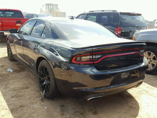 2C3CDXCT6GH246416 - 2016 DODGE CHARGER GRAY photo 3