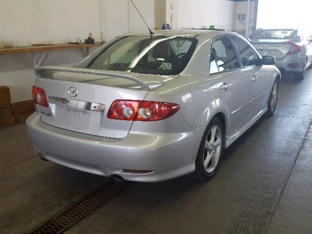 1YVHP80CX45N36609 - 2004 MAZDA 6 I Gümüş fotoğraf 4