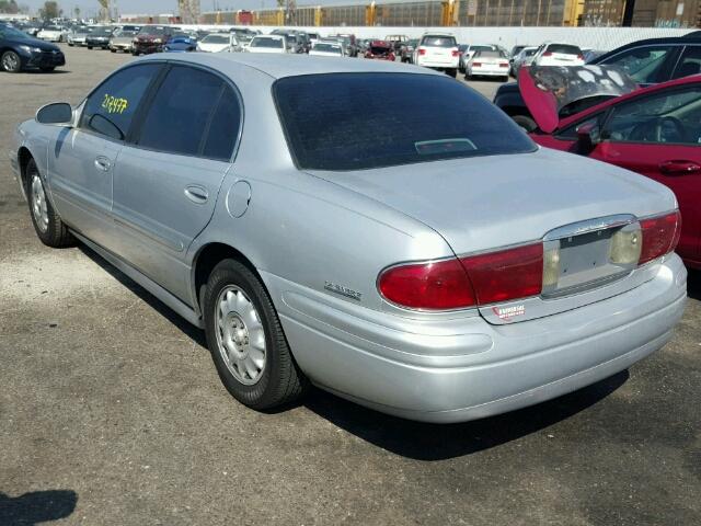 1G4HR54K12U129518 - 2002 BUICK LESABRE SILVER photo 3