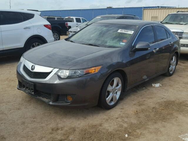 JH4CU2F60AC017534 - 2010 ACURA TSX GRAY photo 2