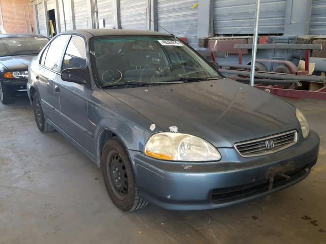 2HGEJ6526VH512088 - 1997 HONDA CIVIC DX BLUE photo 1