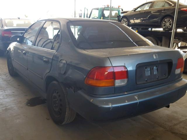 2HGEJ6526VH512088 - 1997 HONDA CIVIC DX BLUE photo 3