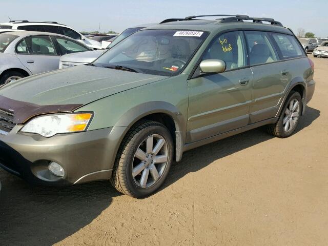 4S4BP62C767320264 - 2006 SUBARU LEGACY OUT GREEN photo 2