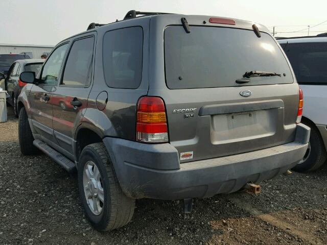 1FMCU93173KA31941 - 2003 FORD ESCAPE XLT GRAY photo 3