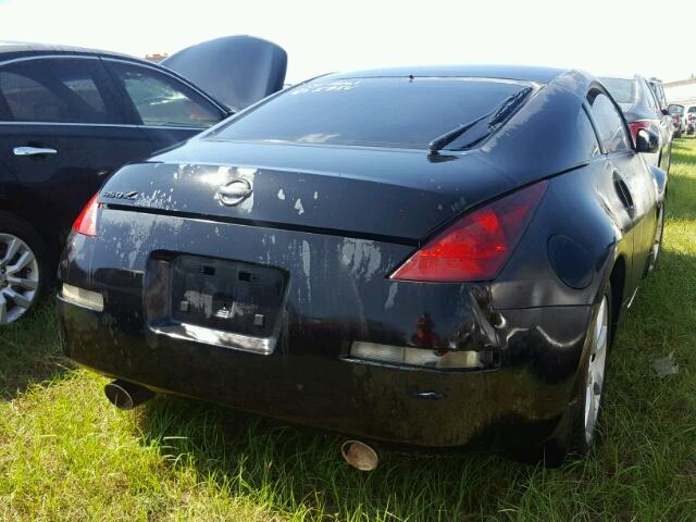 JN1AZ34D84M102110 - 2004 NISSAN 350Z BLACK photo 4