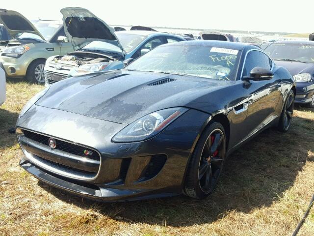 SAJWA6BC1F8K12922 - 2015 JAGUAR F-TYPE S BLACK photo 2