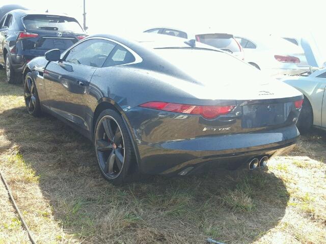 SAJWA6BC1F8K12922 - 2015 JAGUAR F-TYPE S BLACK photo 3