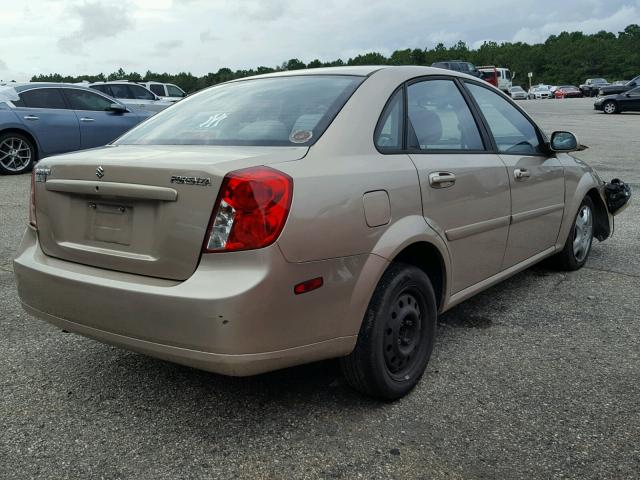 KL5JD56Z28K835616 - 2008 SUZUKI FORENZA BA BEIGE photo 4