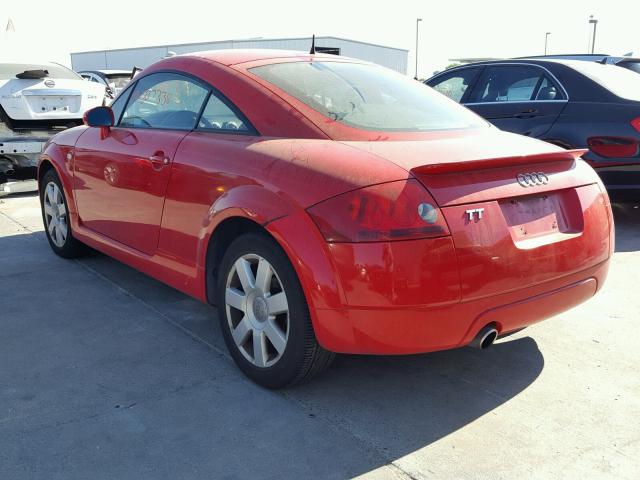 TRUSC28N331008514 - 2003 AUDI TT RED photo 3