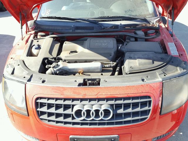 TRUSC28N331008514 - 2003 AUDI TT RED photo 7