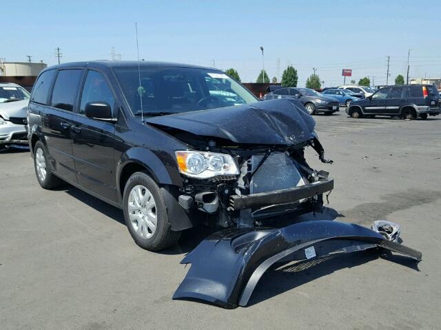 2C4RDGBG9GR251355 - 2016 DODGE GRAND CARA BLACK photo 1