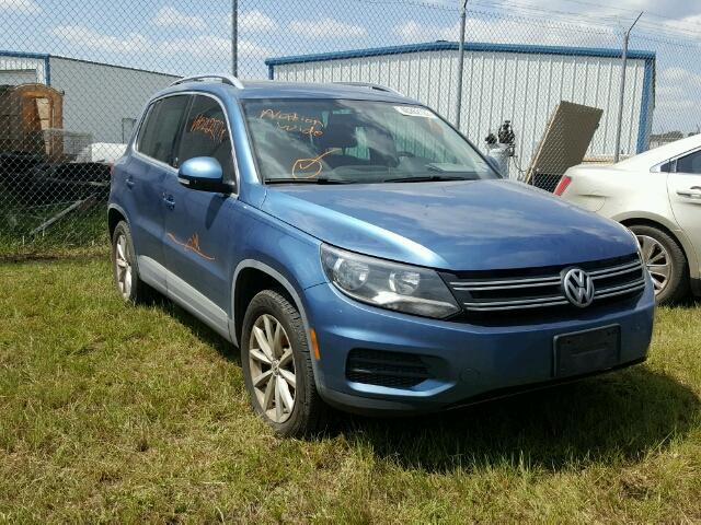 WVGRV7AX7HW503137 - 2017 VOLKSWAGEN TIGUAN BLUE photo 1