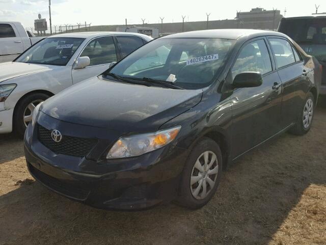 2T1BU40E99C135044 - 2009 TOYOTA COROLLA BLACK photo 2