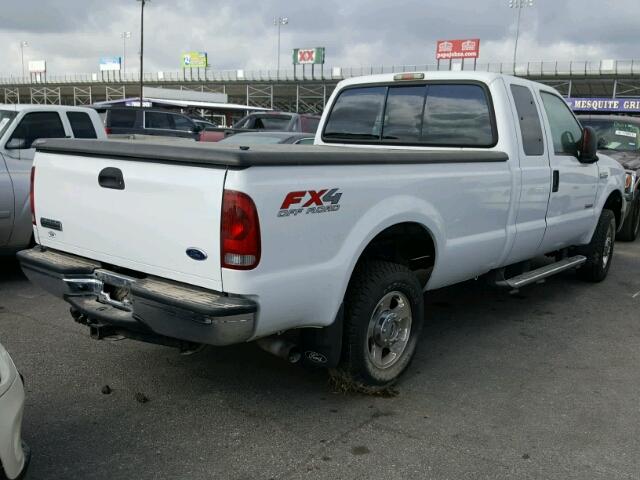 1FTSX21P27EB38423 - 2007 FORD F250 SUPER WHITE photo 4