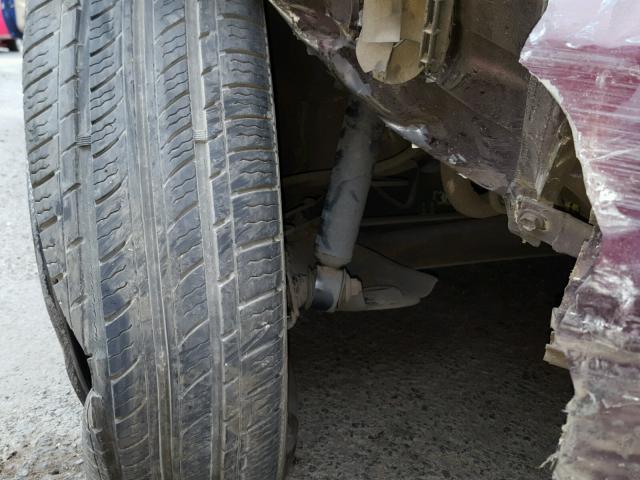 JTKKT624440077326 - 2004 TOYOTA SCION XA მუქწითელი ფოტო 9