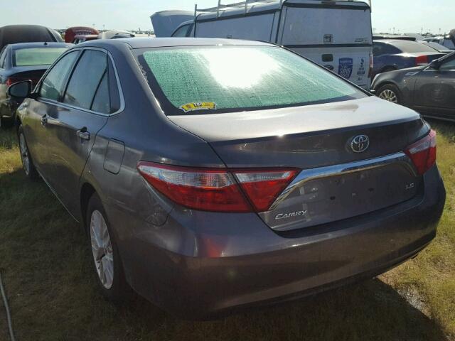 4T4BF1FK6GR582017 - 2016 TOYOTA CAMRY ნაცრისფერი ფოტო 3