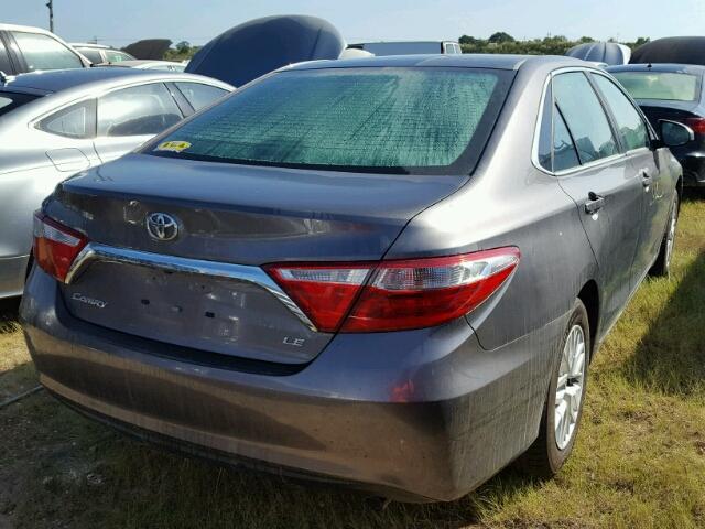 4T4BF1FK6GR582017 - 2016 TOYOTA CAMRY ნაცრისფერი ფოტო 4