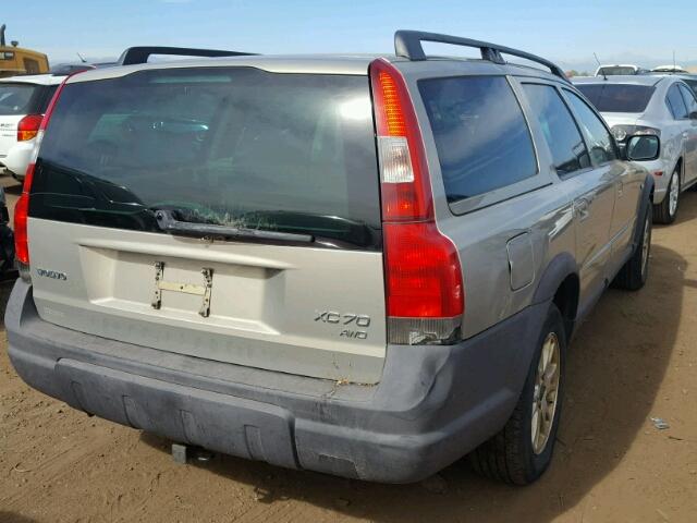 YV1SZ59H041146798 - 2004 VOLVO XC70 BEIGE photo 4