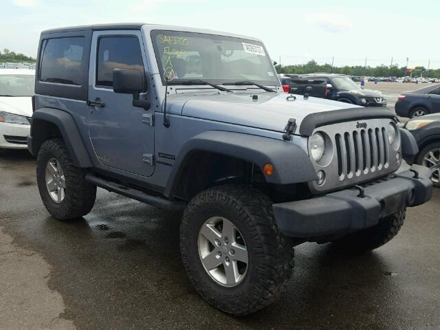 1C4AJWAG0EL251249 - 2014 JEEP WRANGLER S SILVER photo 1