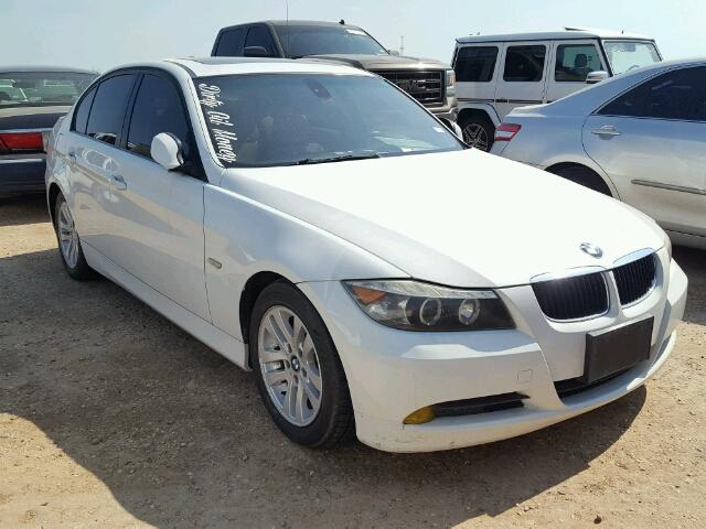 WBAVA33587KX83074 - 2007 BMW 328 WHITE photo 1