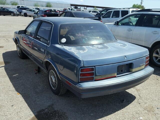 1G3AL54N5N6341526 - 1992 OLDSMOBILE CUTLASS CI BLUE photo 3