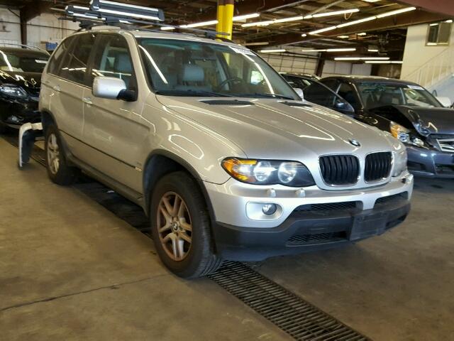 5UXFA13594LU33324 - 2004 BMW X5 SILVER photo 1