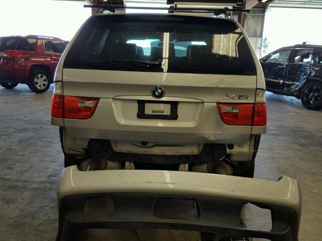 5UXFA13594LU33324 - 2004 BMW X5 SILVER photo 9