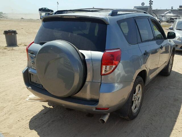 JTMZK33V276004679 - 2007 TOYOTA RAV4 SILVER photo 4