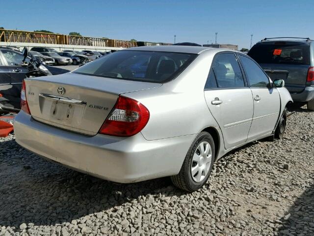 4T1BE32K44U873450 - 2004 TOYOTA CAMRY SILVER photo 4