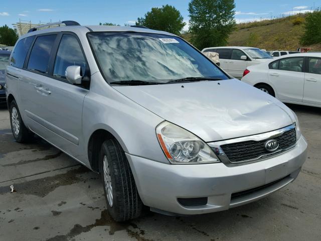 KNDMG4C72C6441501 - 2012 KIA SEDONA LX SILVER photo 1