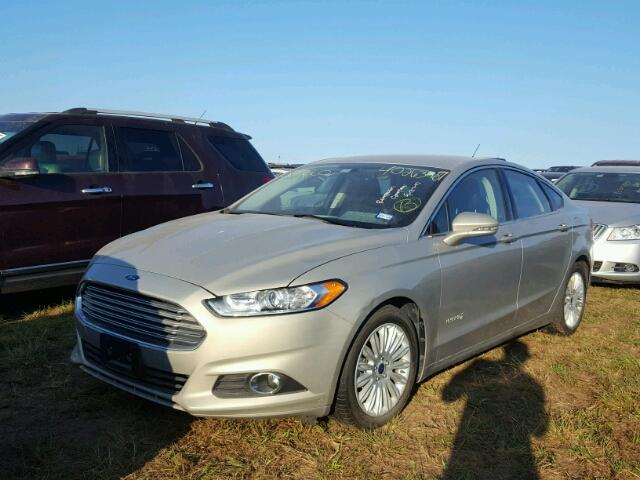 3FA6P0LU3FR304748 - 2015 FORD FUSION GOLD photo 2