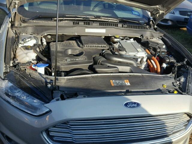 3FA6P0LU3FR304748 - 2015 FORD FUSION GOLD photo 7