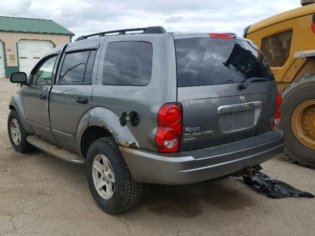 1D4HB58D15F523312 - 2005 DODGE DURANGO LI SILVER photo 3