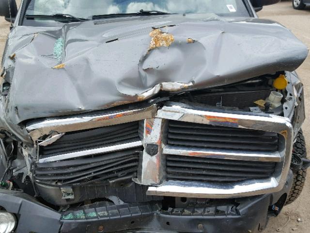 1D4HB58D15F523312 - 2005 DODGE DURANGO LI SILVER photo 7