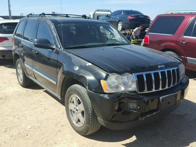 1J8HS58N05C706829 - 2005 JEEP GRAND CHER BLACK photo 1