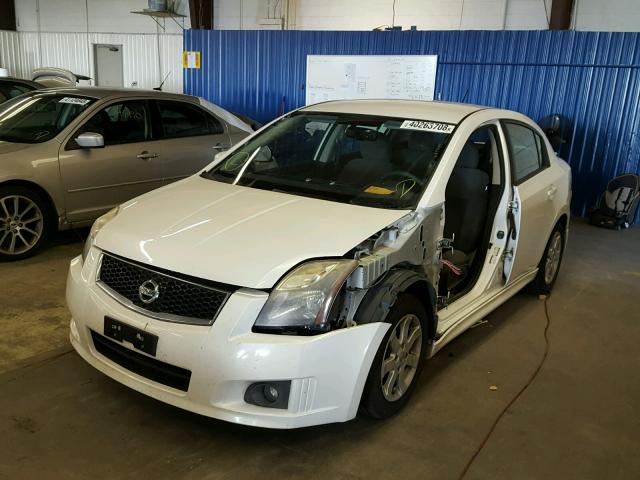 3N1AB6AP8CL682908 - 2012 NISSAN SENTRA 2.0 WHITE photo 2